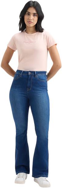 Women Slim High Rise Blue Jeans
