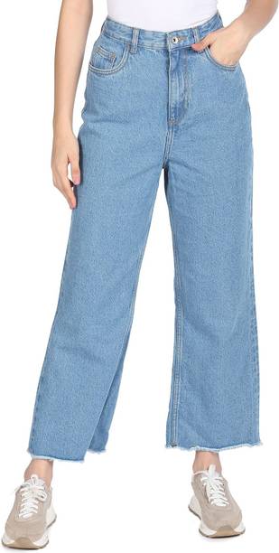 FLYING MACHINE Women Regular High Rise Blue Jeans