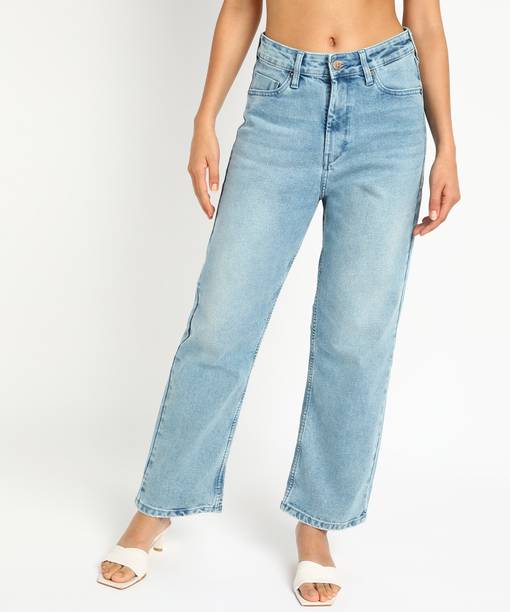 Women Skinny High Rise Blue Jeans