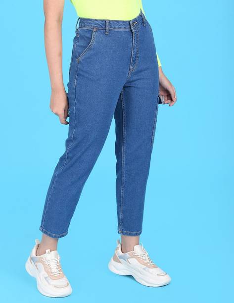 FLYING MACHINE Women High Rise Blue Jeans