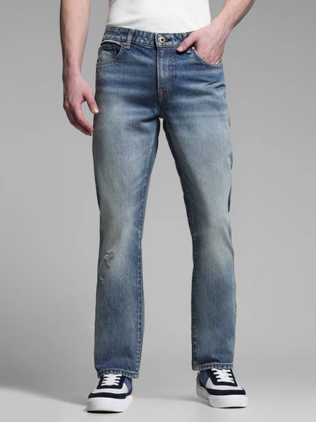 Men Regular Low Rise Blue Jeans
