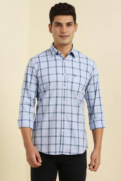 Men Slim Fit Checkered Casual Shirt