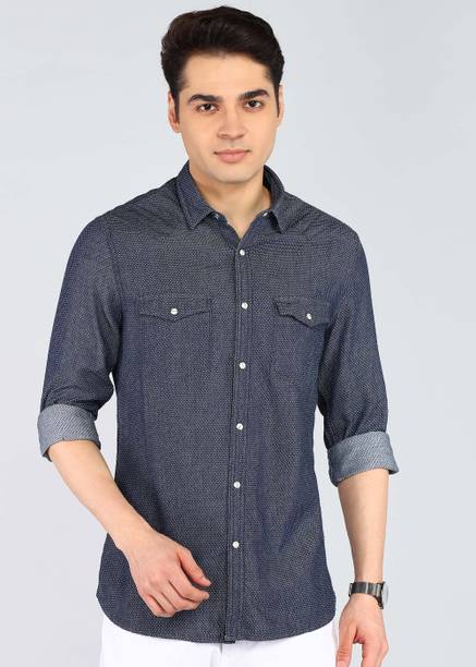 Men Regular Fit Checkered Casual Shirt