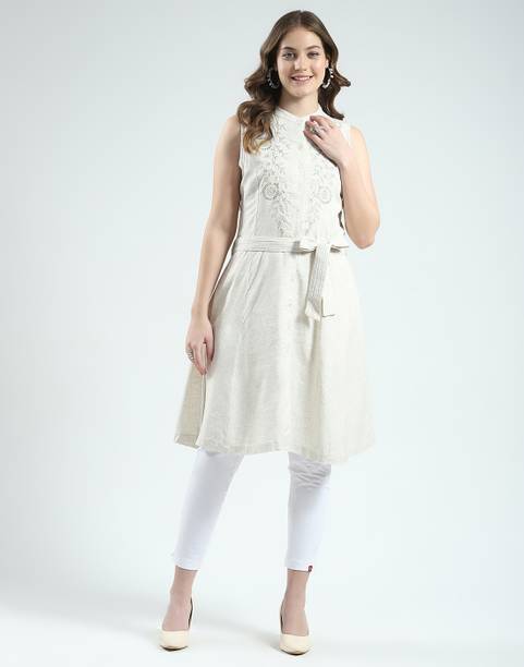 Casual Regular Sleeves Self Design Women Beige Top