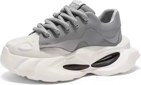 Imported Quality Men's Thick Sole Sports Shoes -- Trendy & Shock Resistant Sneakers For Men