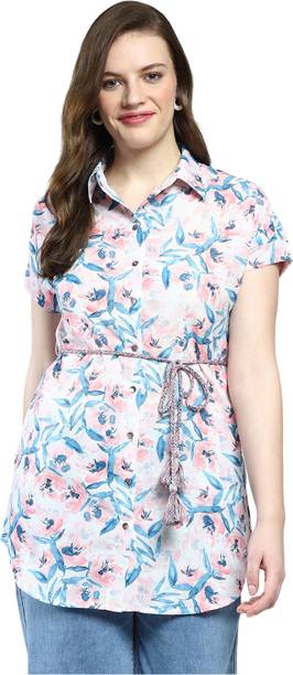Casual Regular Sleeves Printed Women White Top