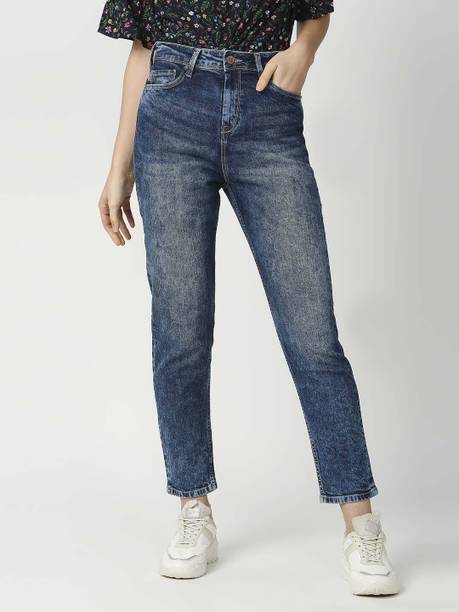 Pepe Jeans Women Regular High Rise Blue Jeans