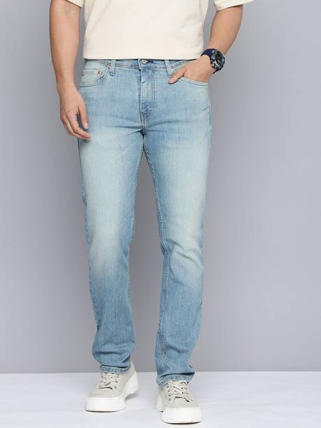 LEVI'S Men Slim Mid Rise Blue Jeans