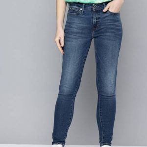 LEVI'S 711 Women Skinny Mid Rise Blue Jeans