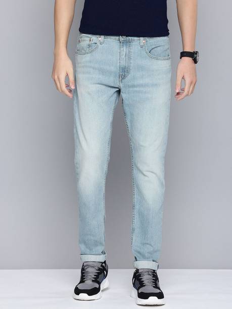 LEVI'S Men Slim Mid Rise Blue Jeans