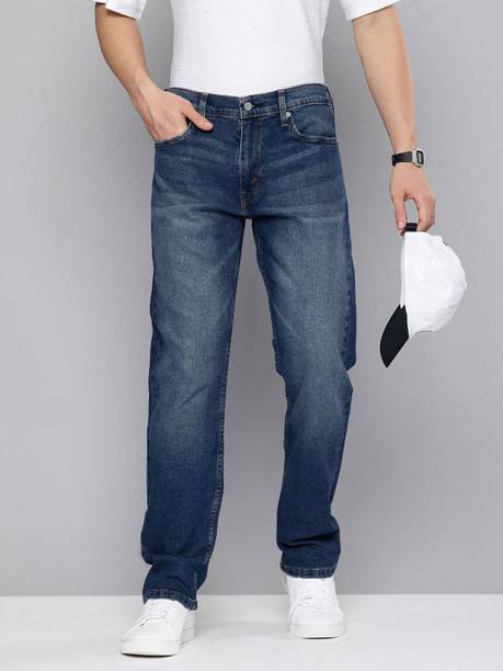 LEVI'S Men Slim Mid Rise Blue Jeans