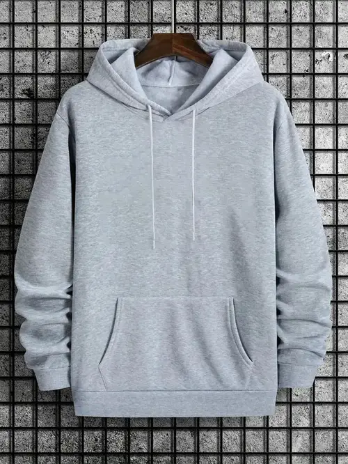 1pc Men'S Casual Long Sleeve Hoodie