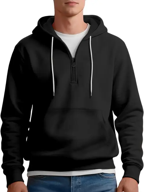 Men'S Casual Long Sleeve Hoodie with