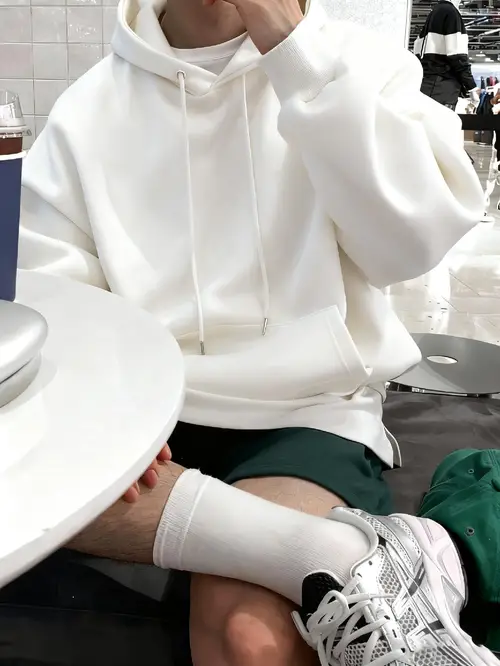 Men's Oversized Hooded Sweatshirt - Soft