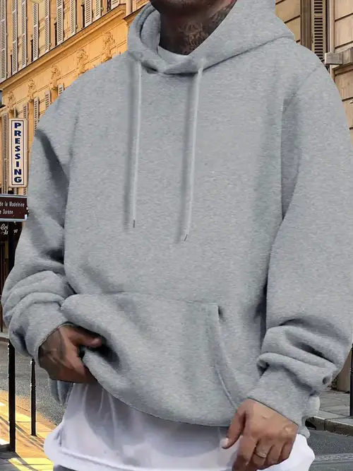 Men's Heavyweight Hooded Sweatshirt - Soft