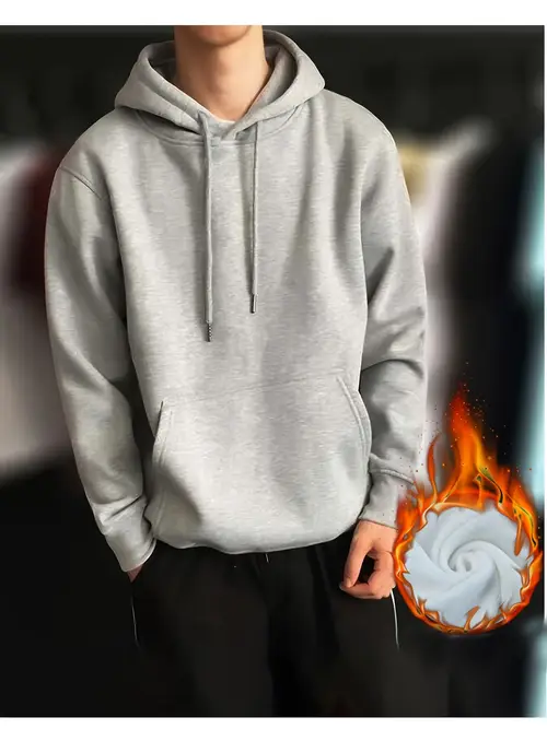 Men'S Hooded Sweatshirt - Soft Plush