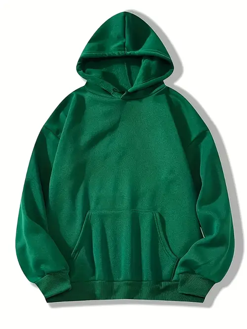 Girls Solid Color Hooded Women'S Fleece