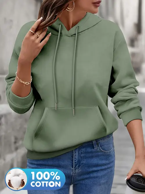 Girls Women's 100% Hooded Sweatshirt -