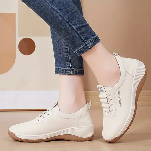 New Breathable Fashion Casual Shoes For Women - Versatile Thick-Soled