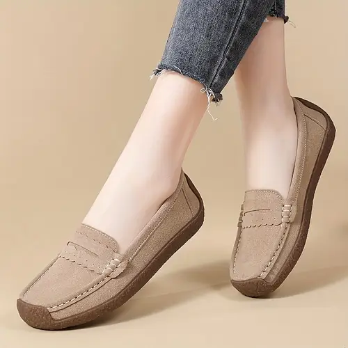 Women’s Casual Slip-On Loafers - Lightweight, All-Season, Low-Top Sneakers With