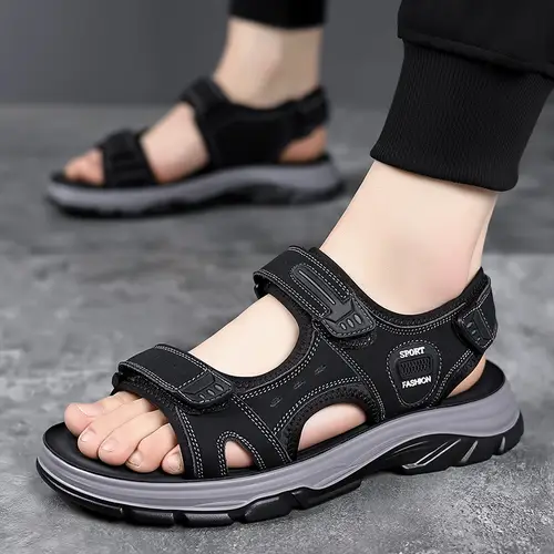 Men’s Outdoor Sport Sandals, Athletic Open Toe Walking Sandals With