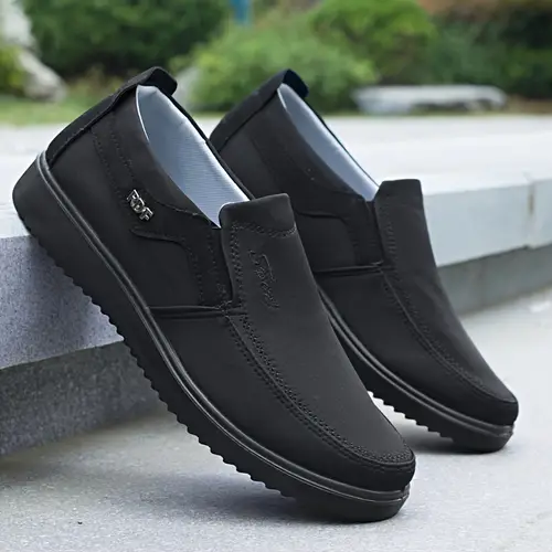 Men’s Slip-On Loafers - Non-Slip Rubber Sole, All-Season Comfortable Casual