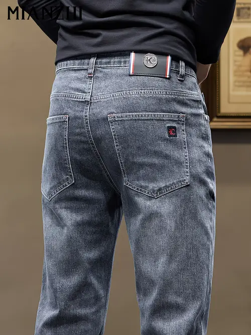 Mianzhi Premium Straight-Leg Jeans For Men: Stylish, Loose-Fit Casual Pants
