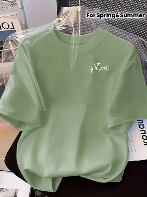 (Popular T-Shirts) Spring And Summer New Fashion Trend Women’S Short-Sleeved