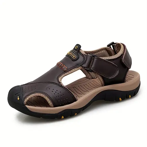 Men’s Summer Quick-Dry Breathable Non-Slip Closed-Toe Sandals With Soft Eva