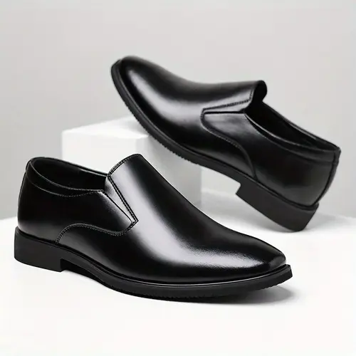2025 Autumn New Men’s Classic Business Casual Shoes, Slip-On Dress