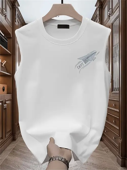 Men’s Heavyweight 100% Cotton Short Sleeve T-Shirt - Korean &