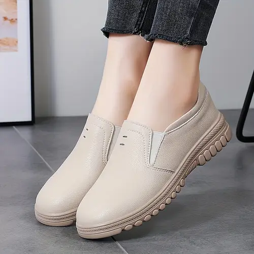 Women’s Slip-On Loafers - Soft Sole Comfortable Casual Shoes With
